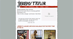 Desktop Screenshot of jeremytaylormusic.com