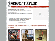 Tablet Screenshot of jeremytaylormusic.com